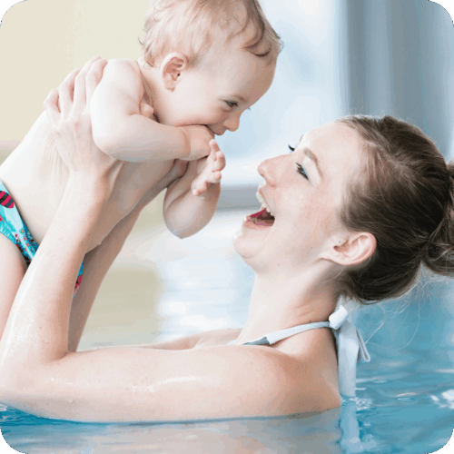 Mond Frosch Babyschwimmen Mond Frosch Babyschwimmen